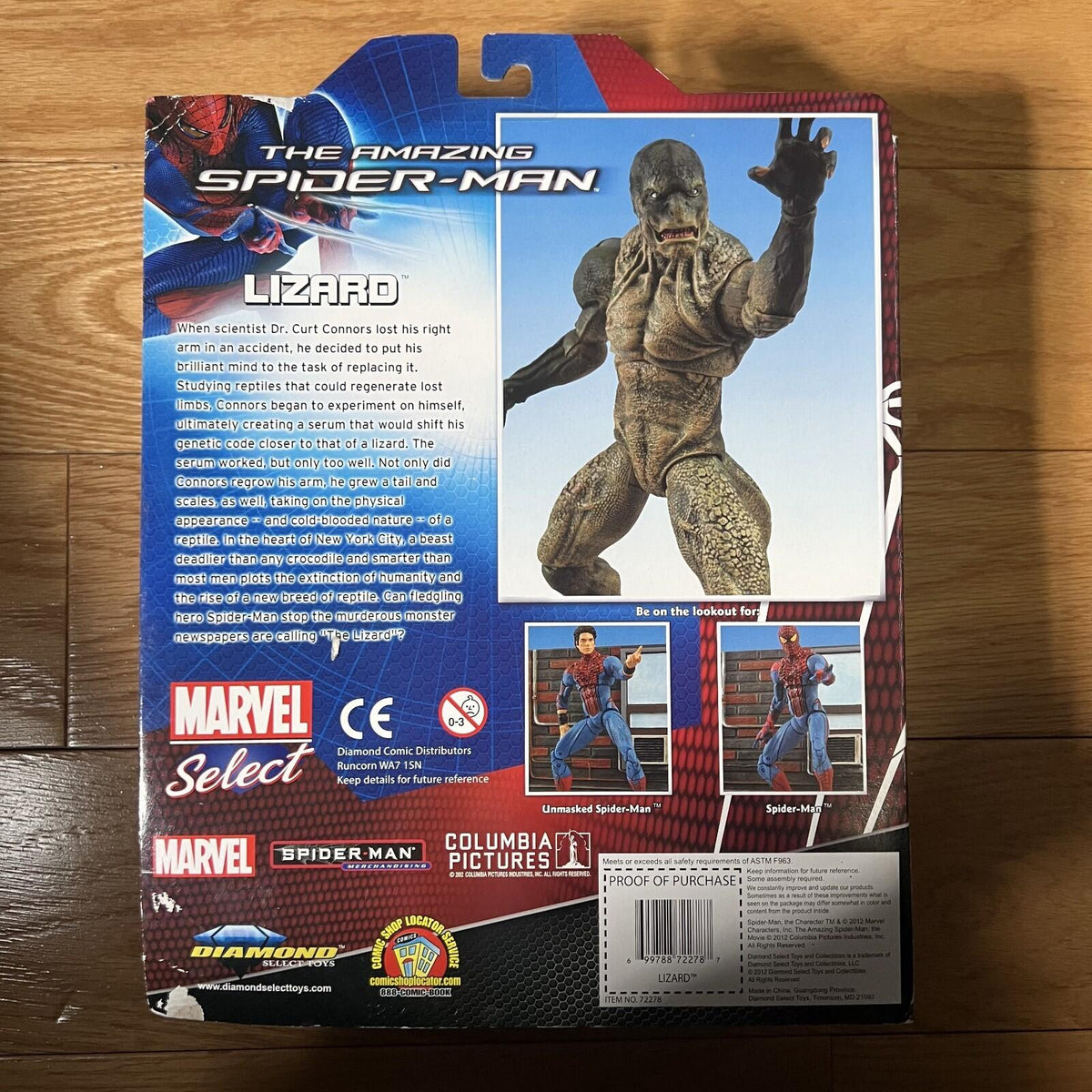 Marvel Select Lizard Action Figure 2012 The Amazing Spider-Man