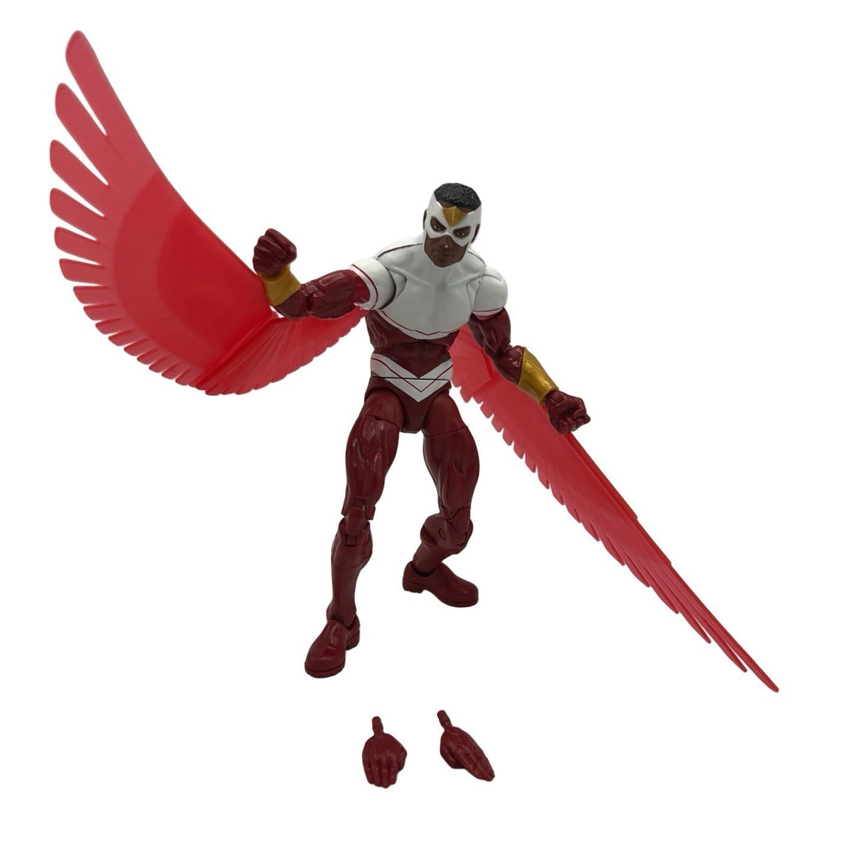 Hasbro Marvel Legends Retro Card Falcon 6" Figure Red White