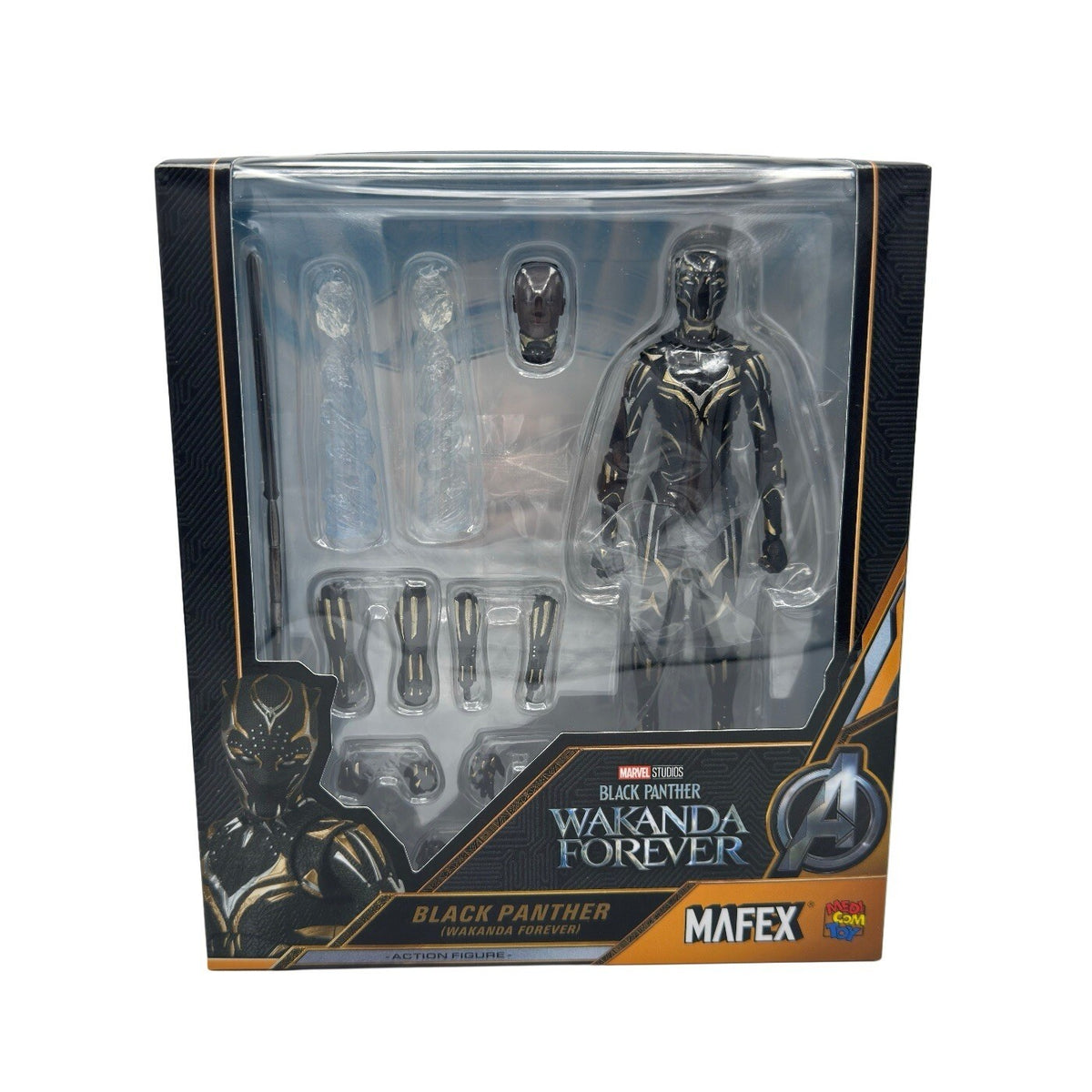 MAFEX No.275 BLACK PANTHER (WAKANDA FOREVER) Medicom Toy Japan NEW