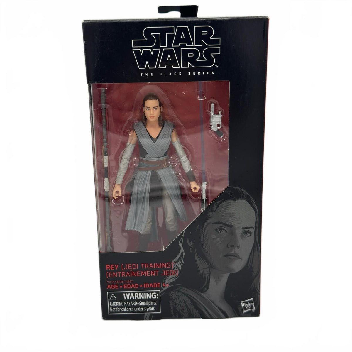 Star Wars Rey Jedi Training Last Jedi Black Series 6 Inch Action Figure