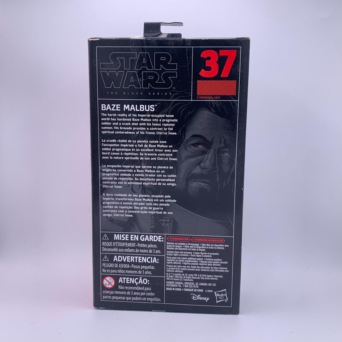 Star Wars The Black Series No.37 Baze Malbus *BNIB*