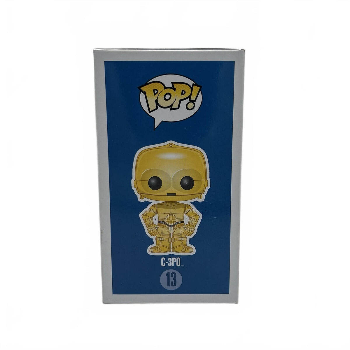 Funko Pop! Star Wars C-3P0 #13 Blue box Large Font 1st Release