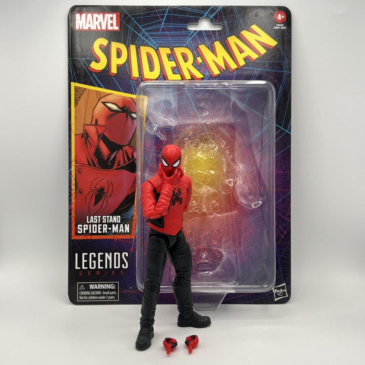 Marvel Legends Last Stand Spider-Man Action Figure 2024 Retro Card Series