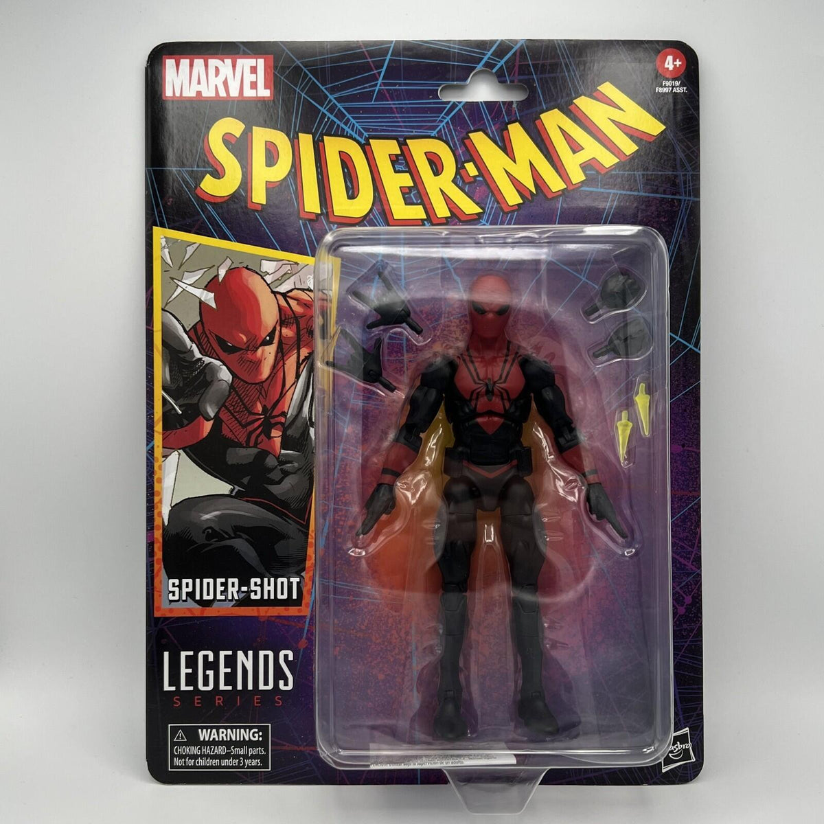 Marvel Legends Spider-Shot Assassin Action Figure 2024 Retro Card Series