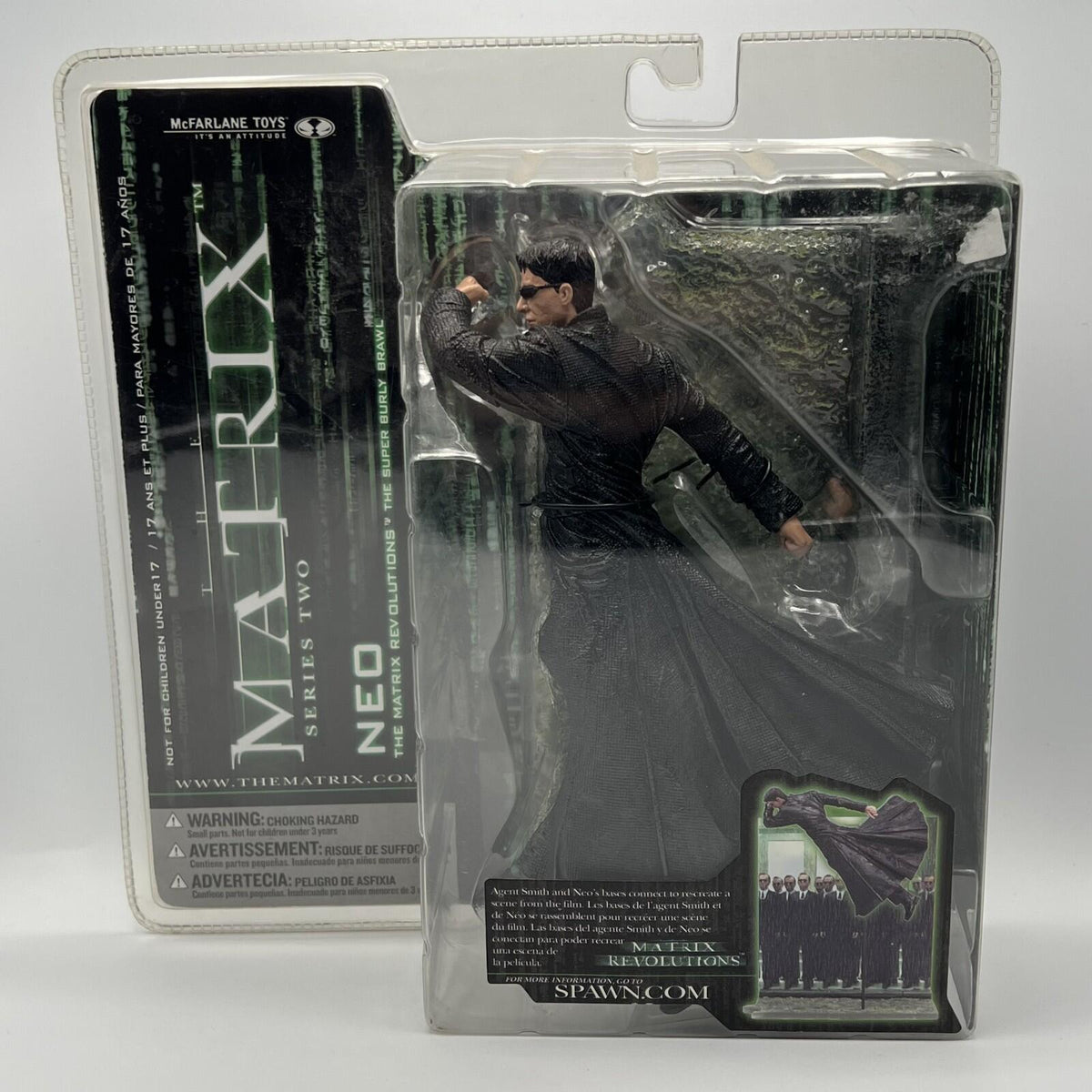 McFarlane Matrix Reloaded Neo & Trinity Series Two 6" Action Figures