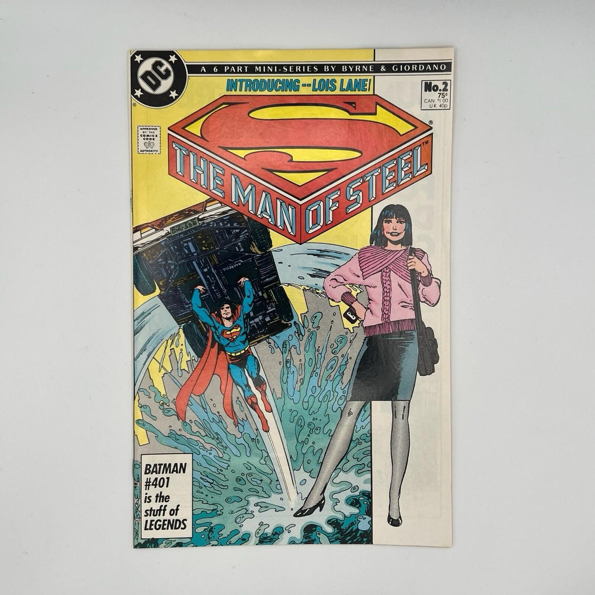 DC Silver Edition The Man Of Steel No.2  1986