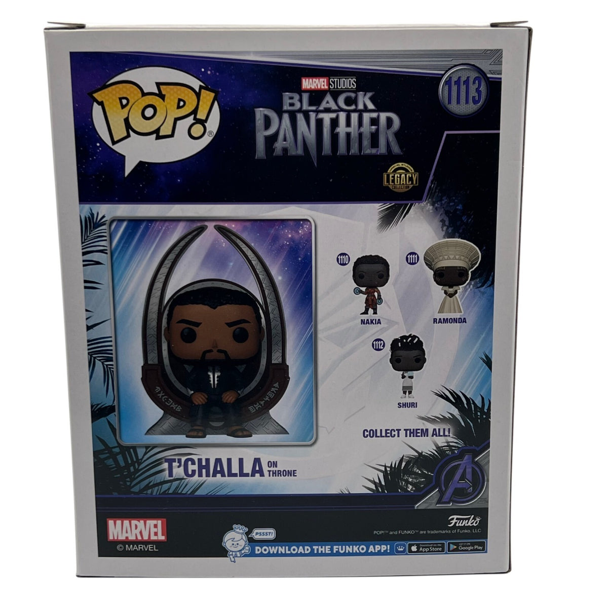 Funko Pop 1113 T'Challa On Throne Black Panther Deluxe Exclusive