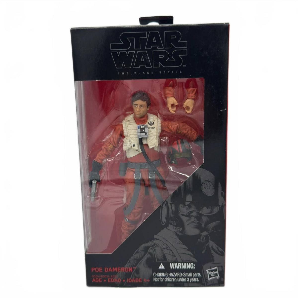 NIB Hasbro Star Wars The Black Series 6" Poe Dameron Pilot Action Figure #07