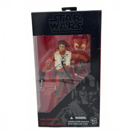 NIB Hasbro Star Wars The Black Series 6" Poe Dameron Pilot Action Figure #07