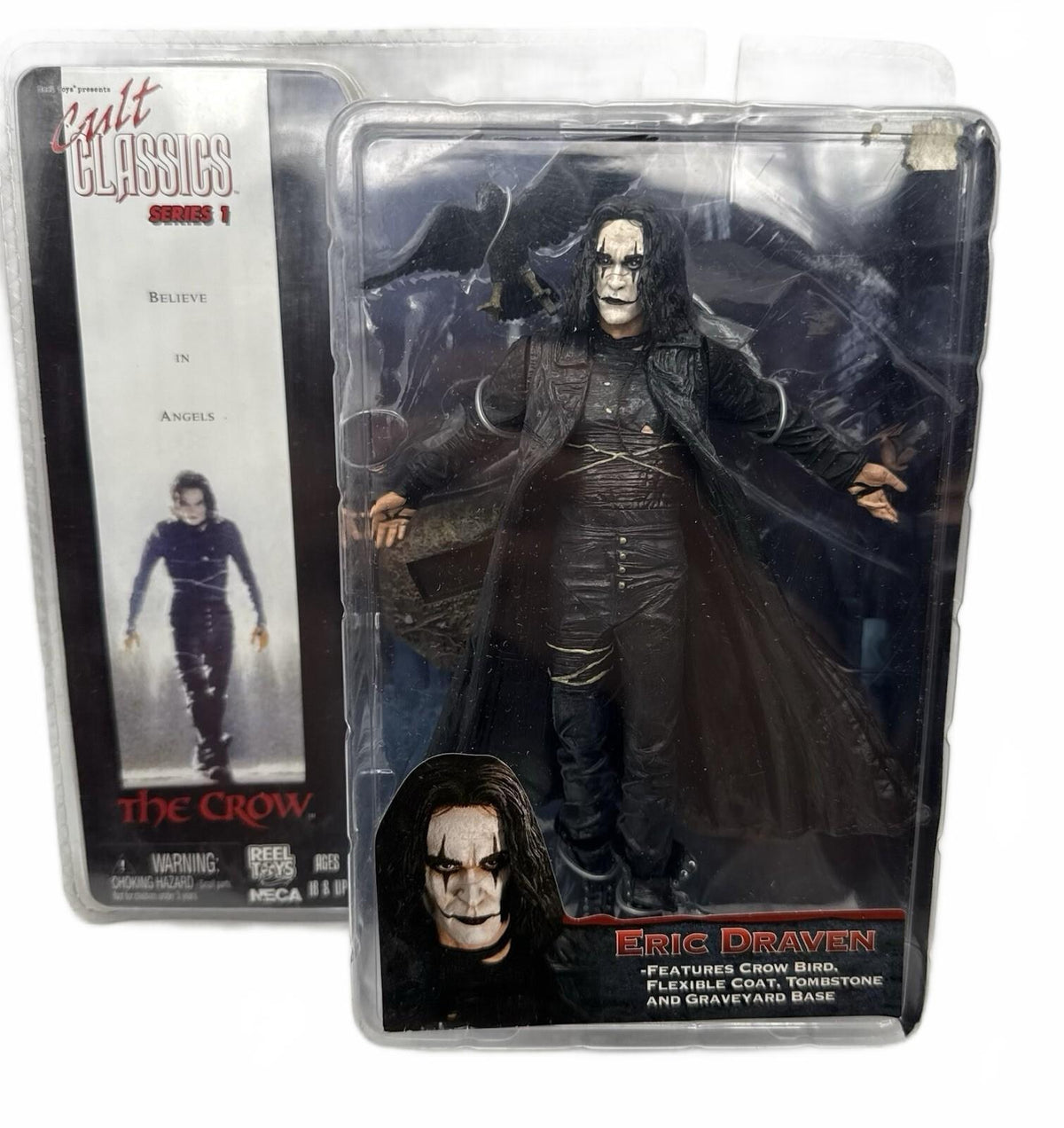 Neca Cult Classics The Crow Eric Draven Figure Series 1 Sealed NEW Bubble Dents