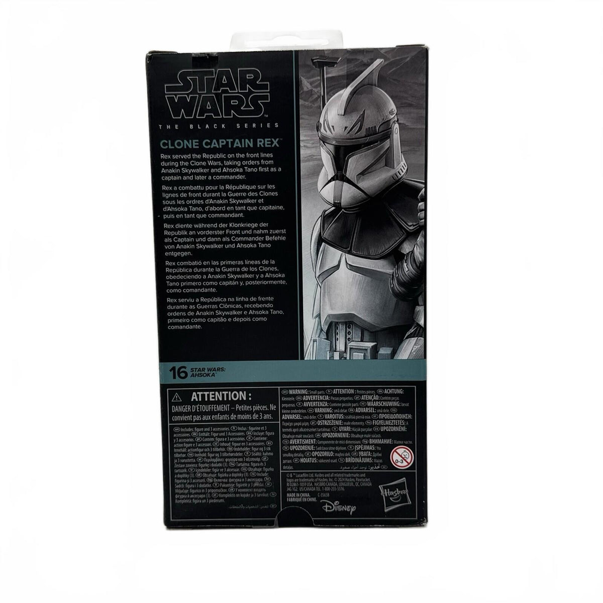 Star Wars: Ahsoka - Black Series (2024) #16 CLONE CAPTAIN REX 6" Figure! #G1557