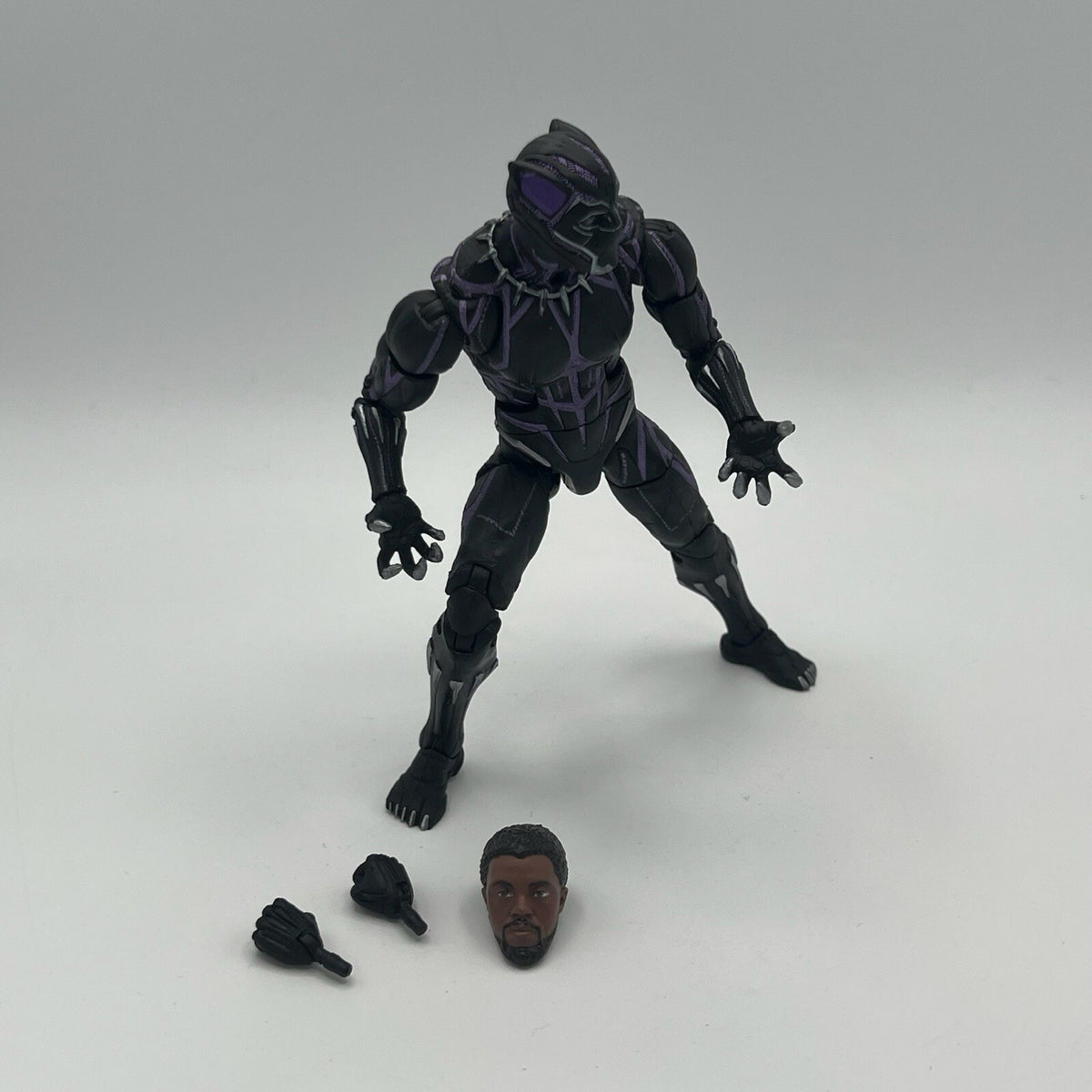 Marvel Legends Black Panther 6" Figure Vibranium Suit M'baku BAF Wave Complete