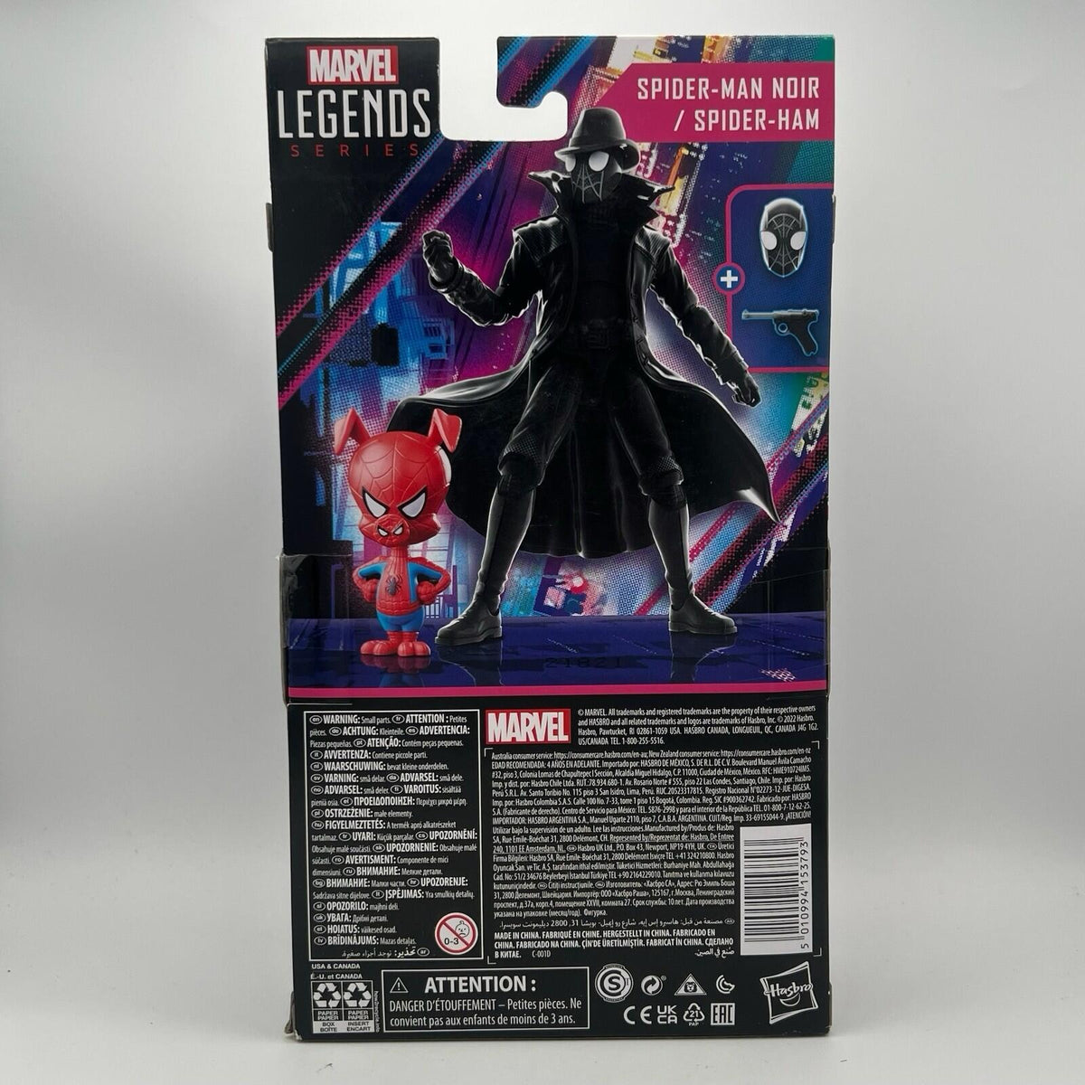 Marvel Legends Spider Man Noir Action Figure Target Exclusive Spider-Ham MOC