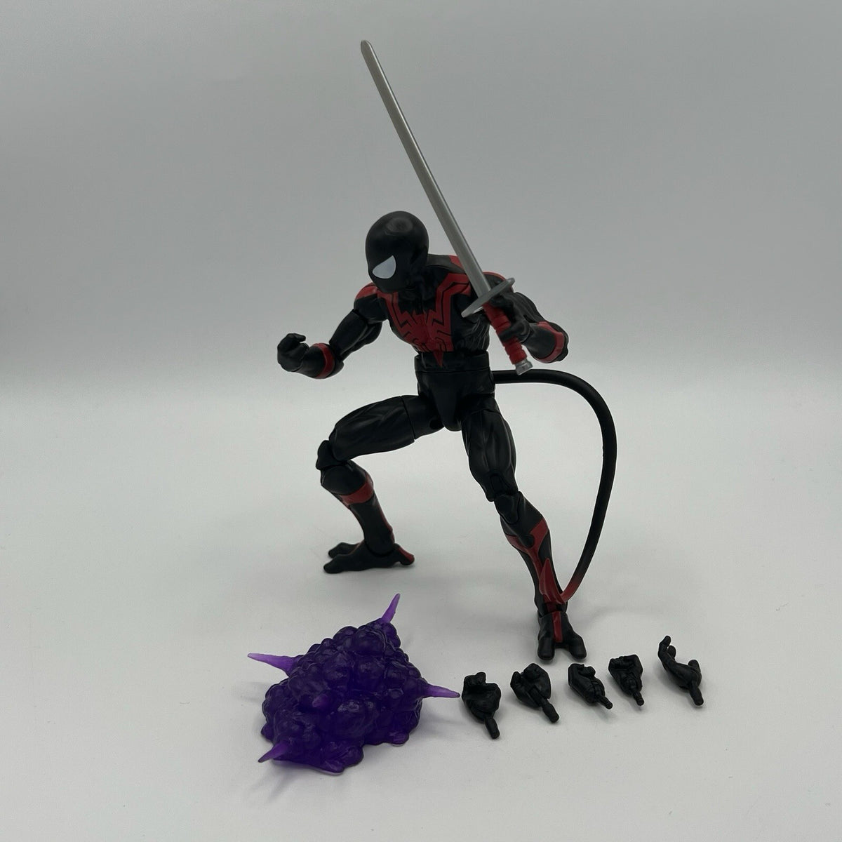 Marvel Legends Retro Uncanny Spider-Man Nightcrawler 6" Figure Hasbro Complete