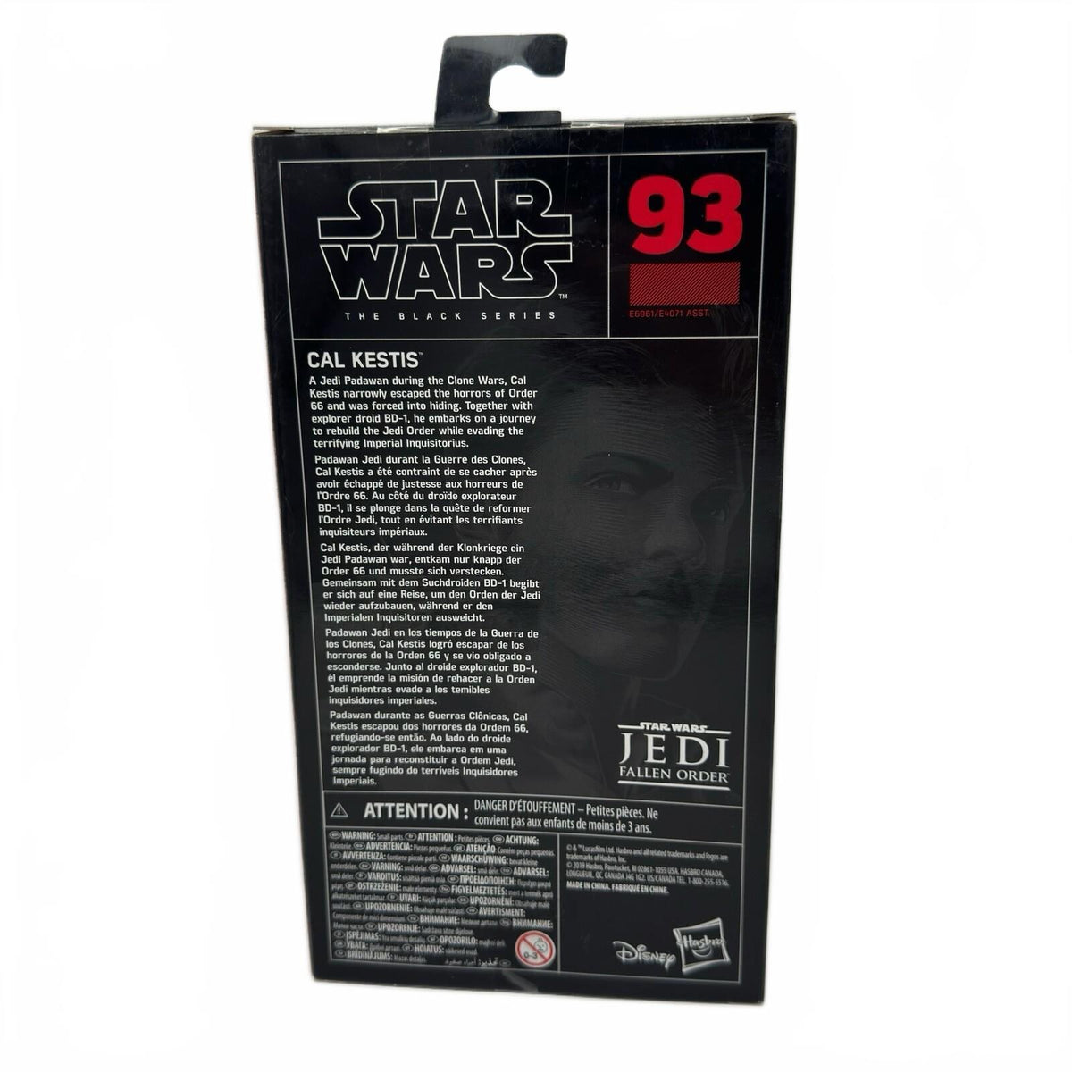 Star Wars Black Series Cal Kestis 6" Jedi Fallen Order Hasbro #93 *Brand New*