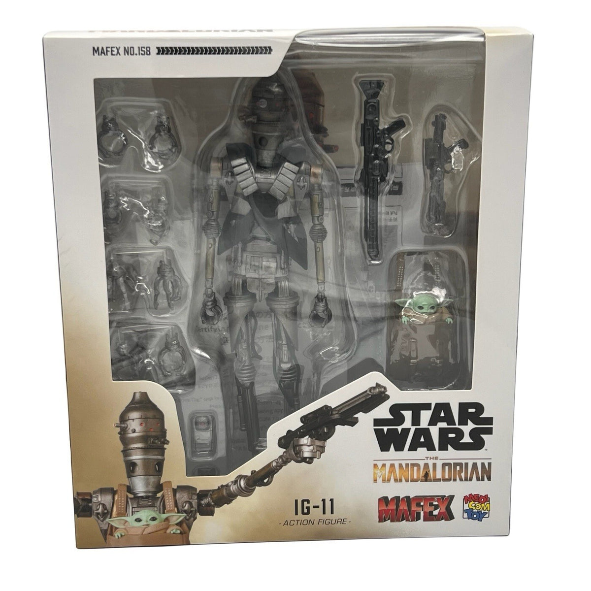 MAFEX Star Wars Mafex No 158 IG 11 The Mandalorian Medicom Toy