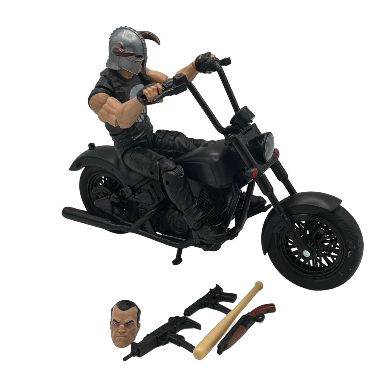 Hasbro Marvel Legends Punisher Action Figure with Motorcycle Deluxe Loose