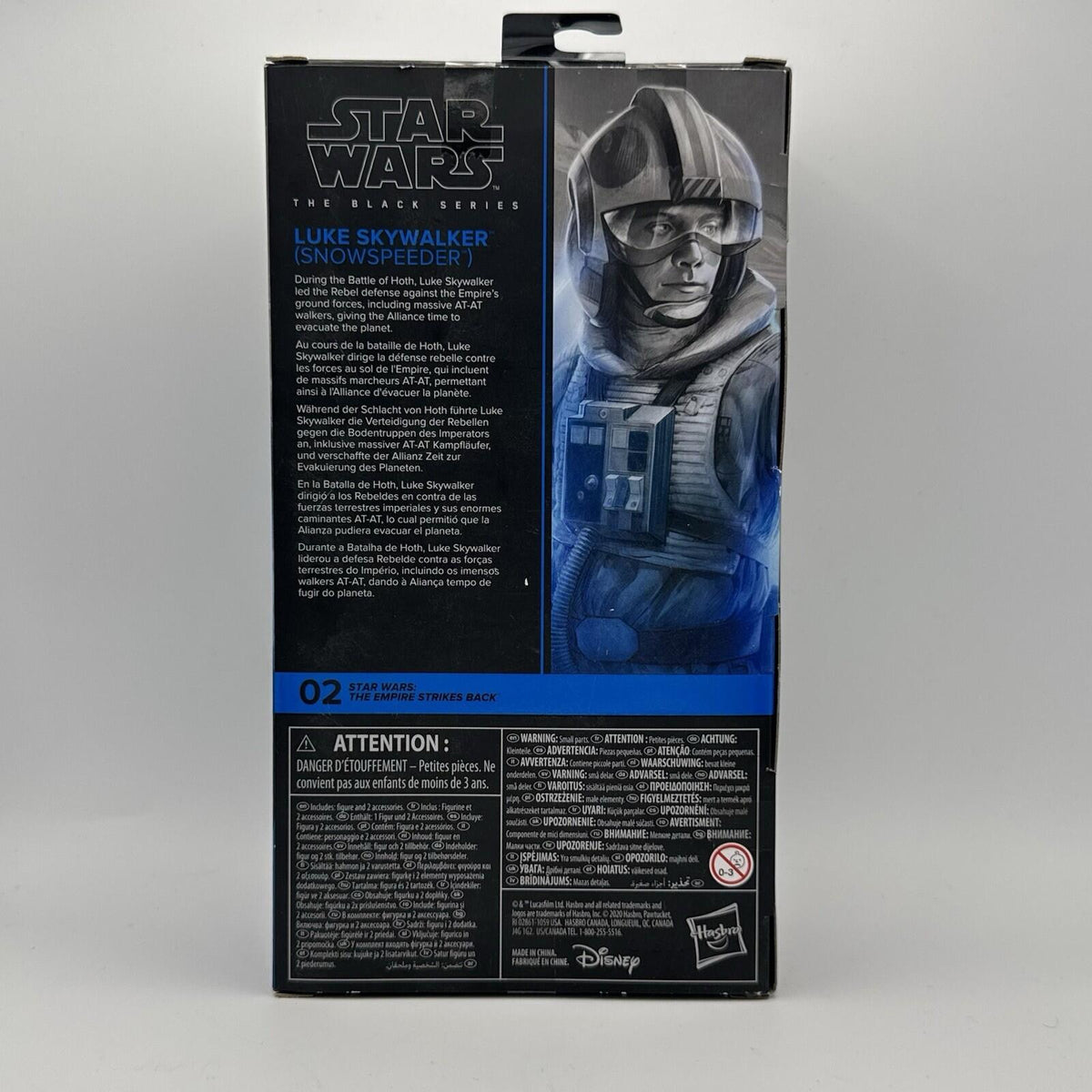 Star Wars Black Series Empire Strikes Back Luke Skywalker Snowspeeder Figure New