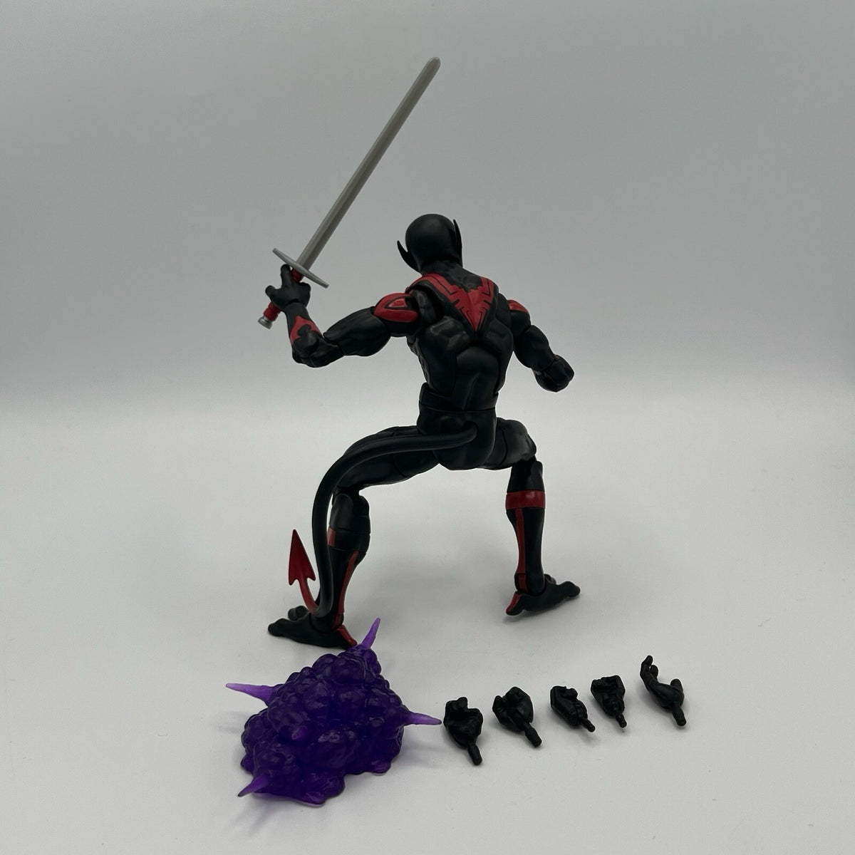 Marvel Legends Retro Uncanny Spider-Man Nightcrawler 6" Figure Hasbro Complete