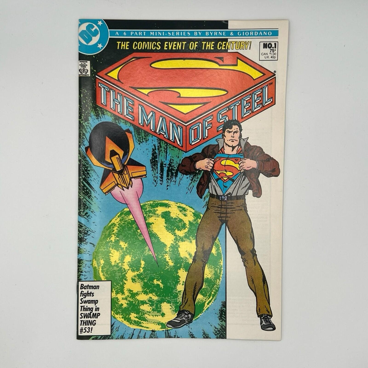 Man of Steel #1 Vol. 1 1986 DC Comics 1st App Newsstand 8.0 Comic Book W267-213