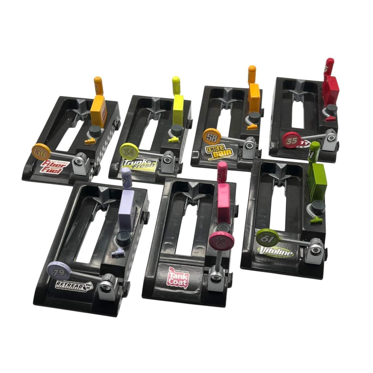 Disney Pixar Cars Diecast Pit Crew Launchers Lot of 7