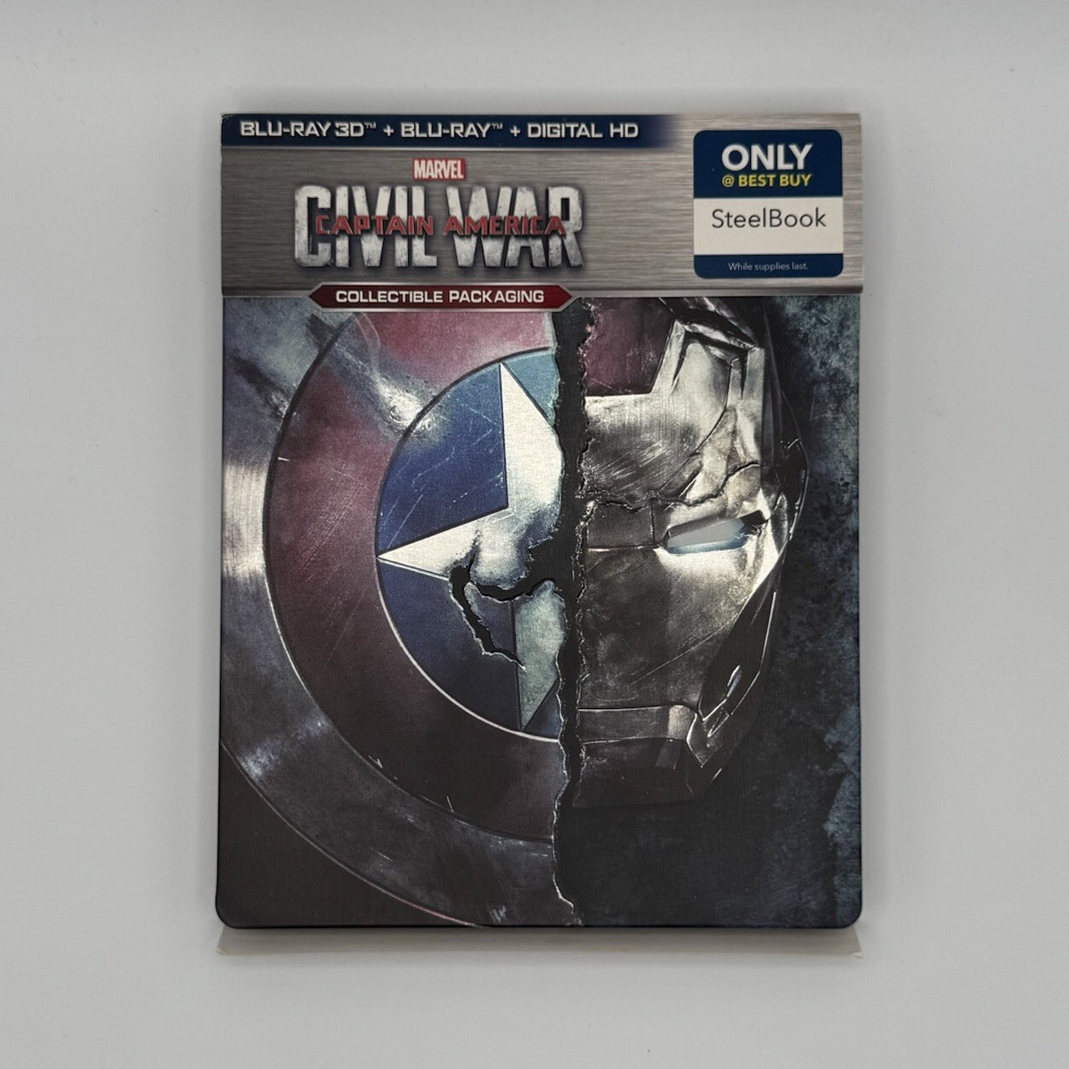 Captain America Civil War 3D (Steelbook) + Bluray