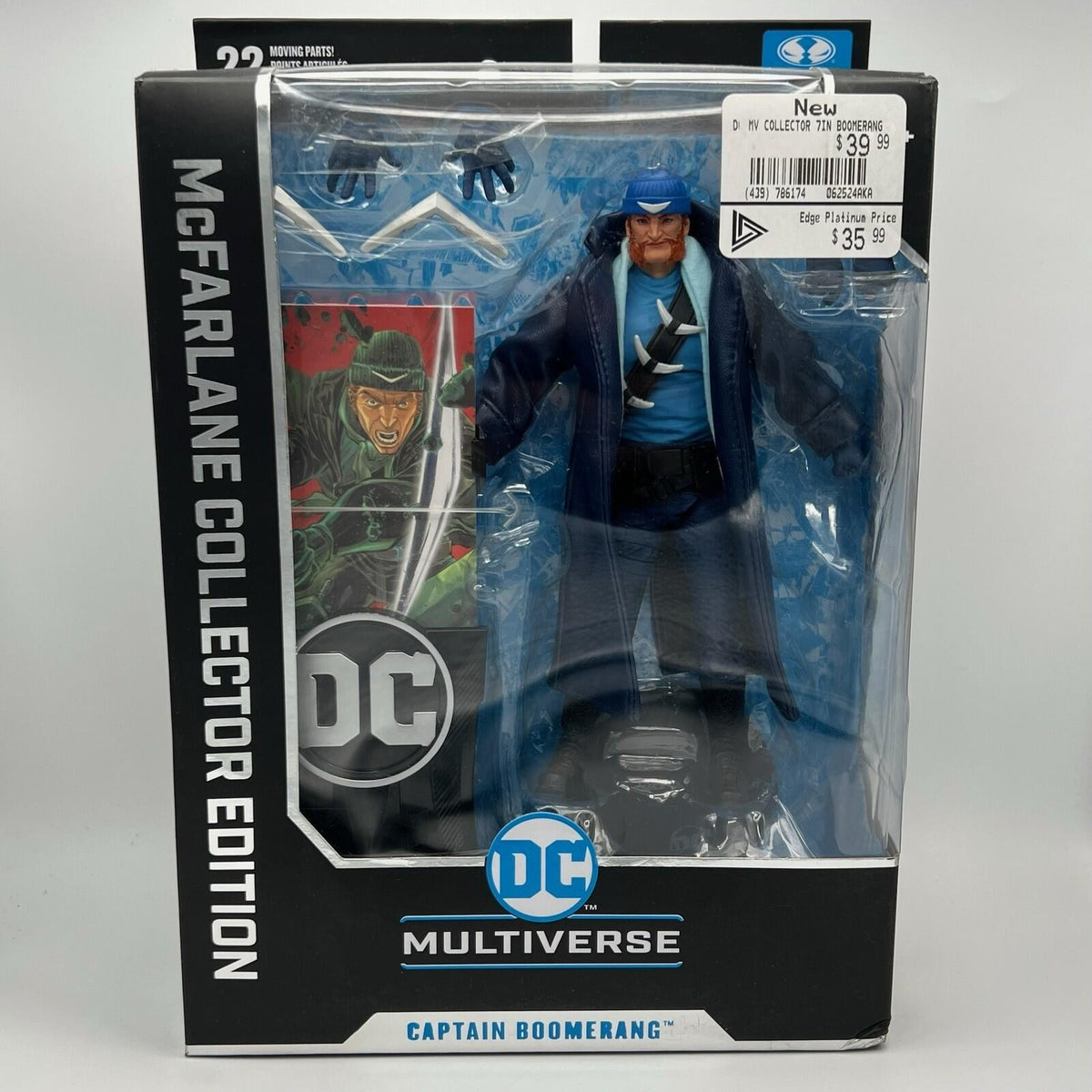 DC Multiverse McFarlane Collector Edition Captain Boomerang - Platinum