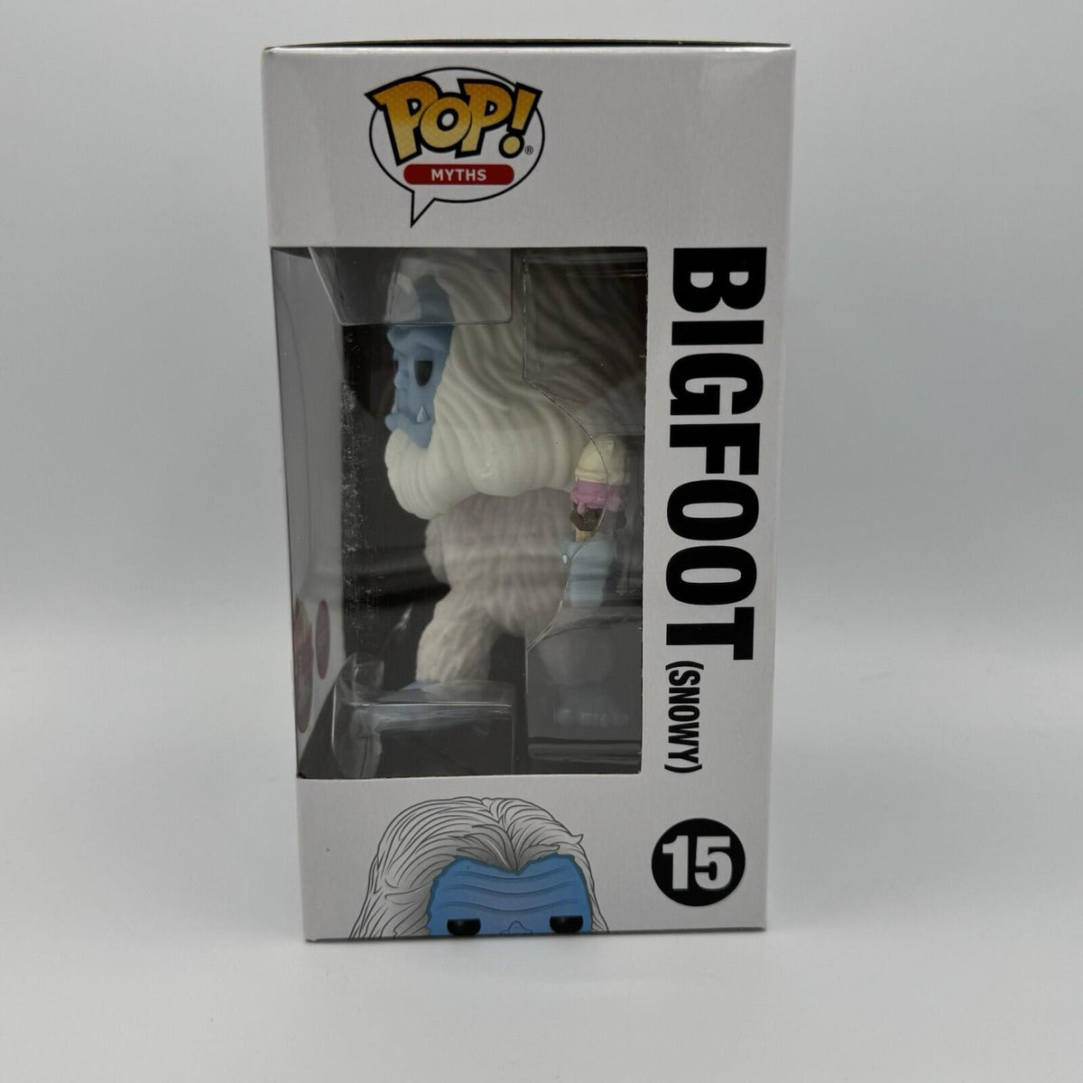 Funko Pop! Myths Bigfoot (Snowy) Flocked 2018 Fan Expo Canada Exclusive #15