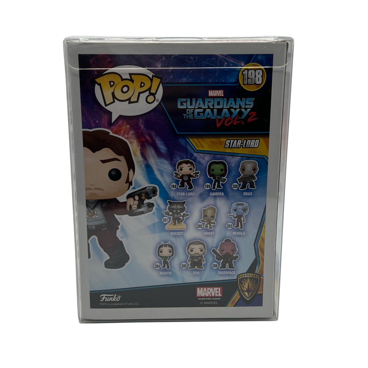 Funko Pop 198 Star-Lord Guardians of the Galaxy Vol.2 CHASE Limited Edition