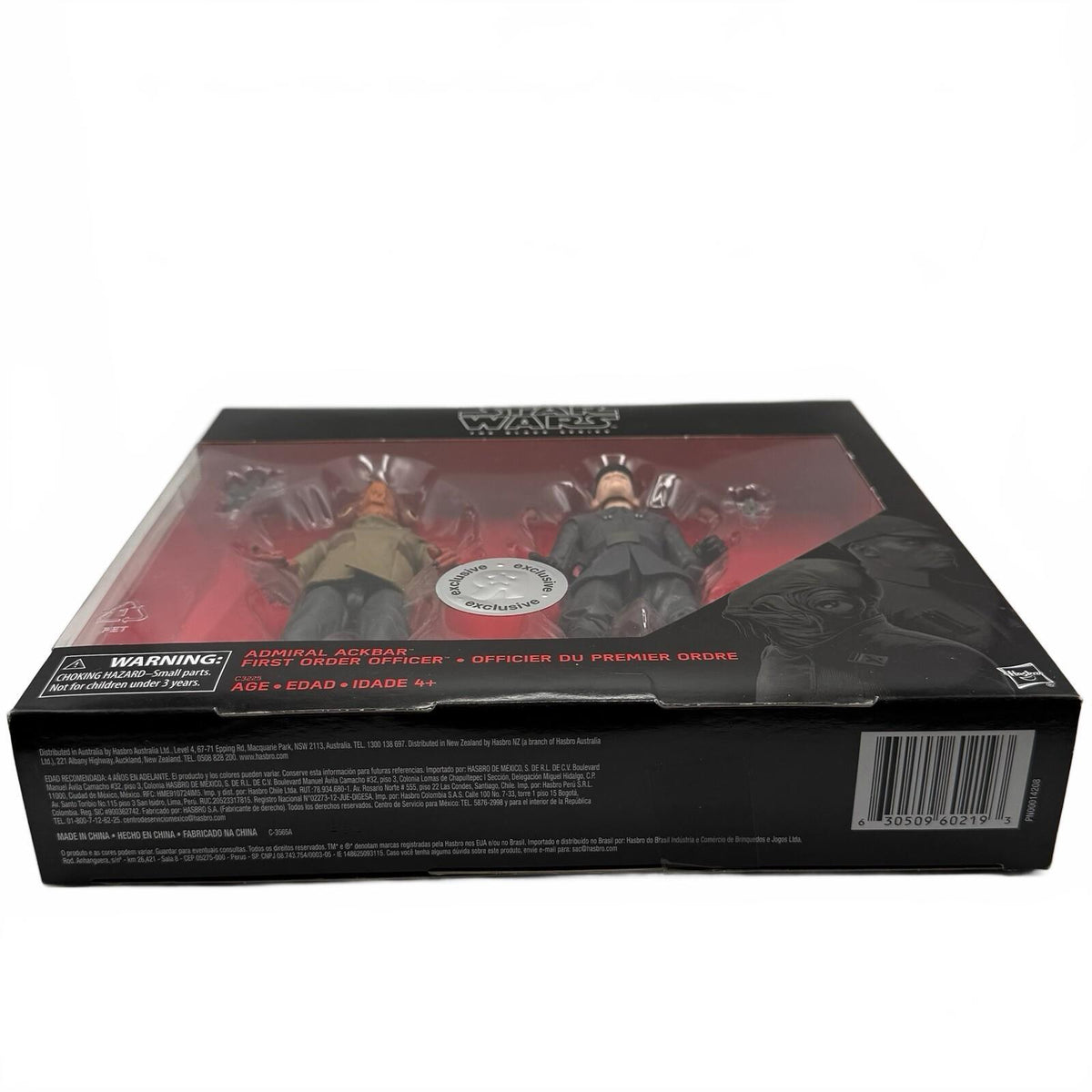Star Wars The Black Series 6 Inch Admiral Ackbar and First Order Officer Action