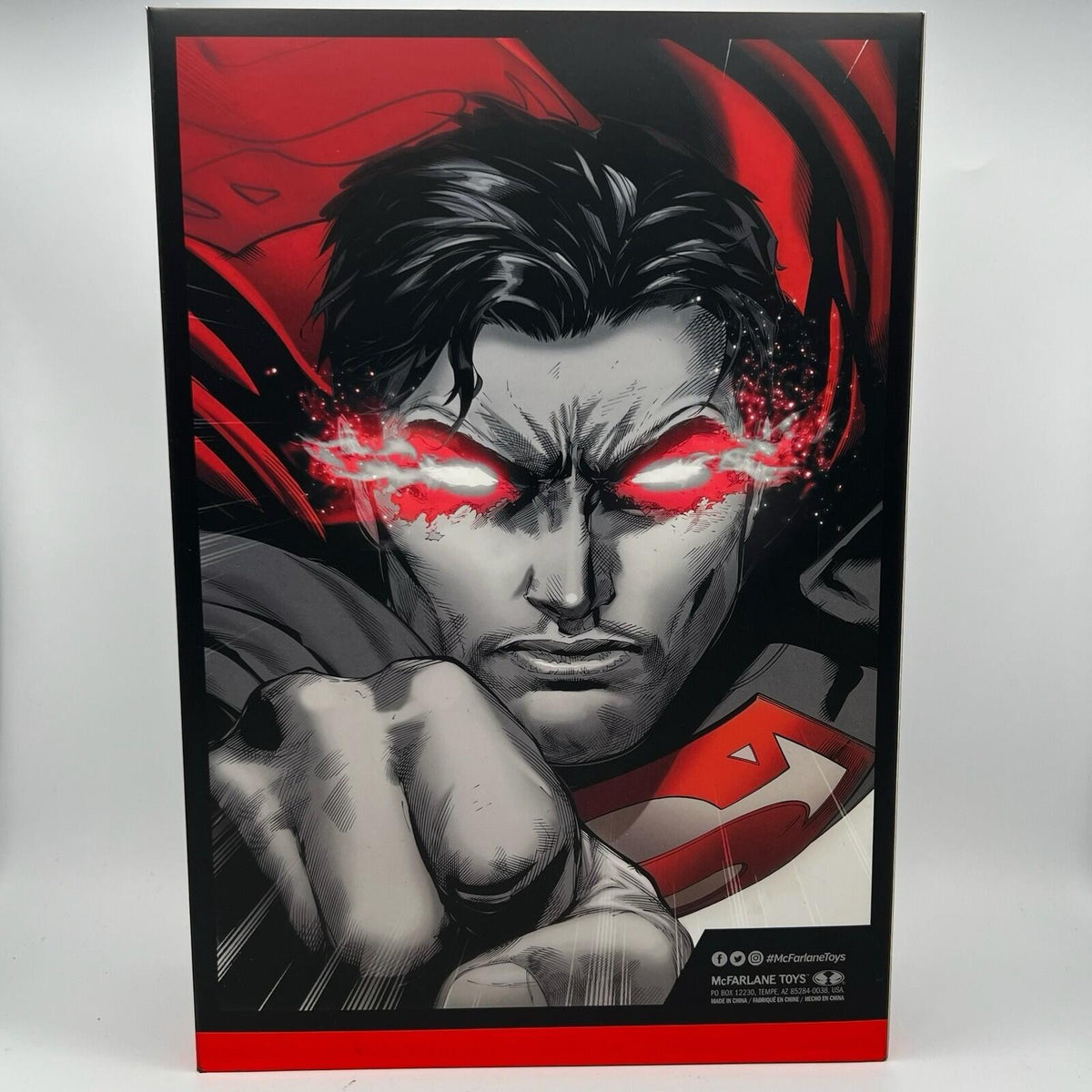 Superman Black & White Accent Multiverse McFarlane 7" Figure Gold Label BBTS