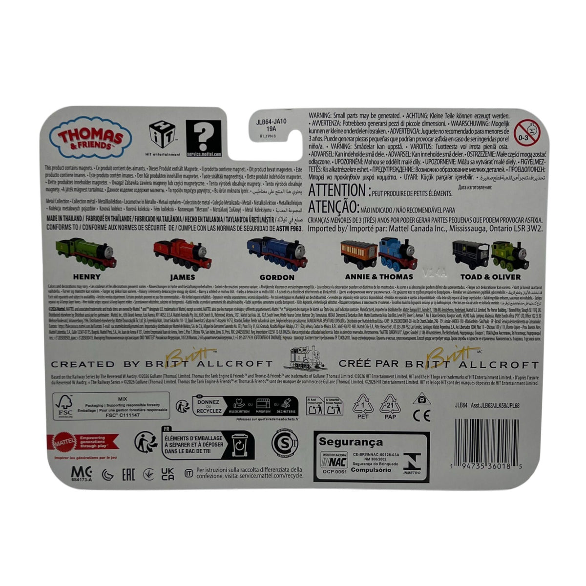 Thomas & Friends Metal Collection Gordon Diecast 2026 Mattel