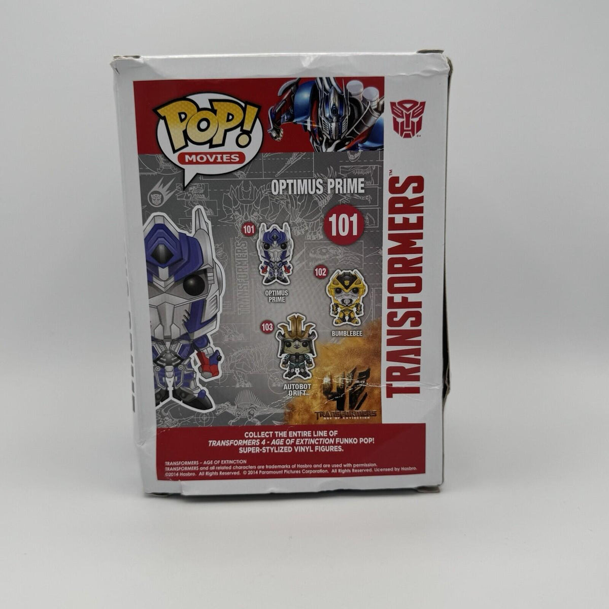 Optimus Prime #101 (Funko Pop, Transformer) *Imperfect Box*