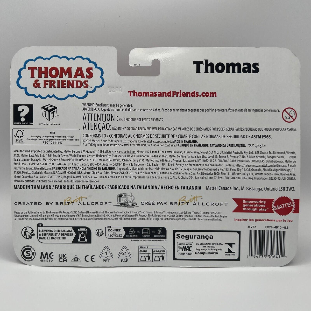 Mattel 80th Anniversary Ruby Thomas Diecast Engine 2025 Metal Collection