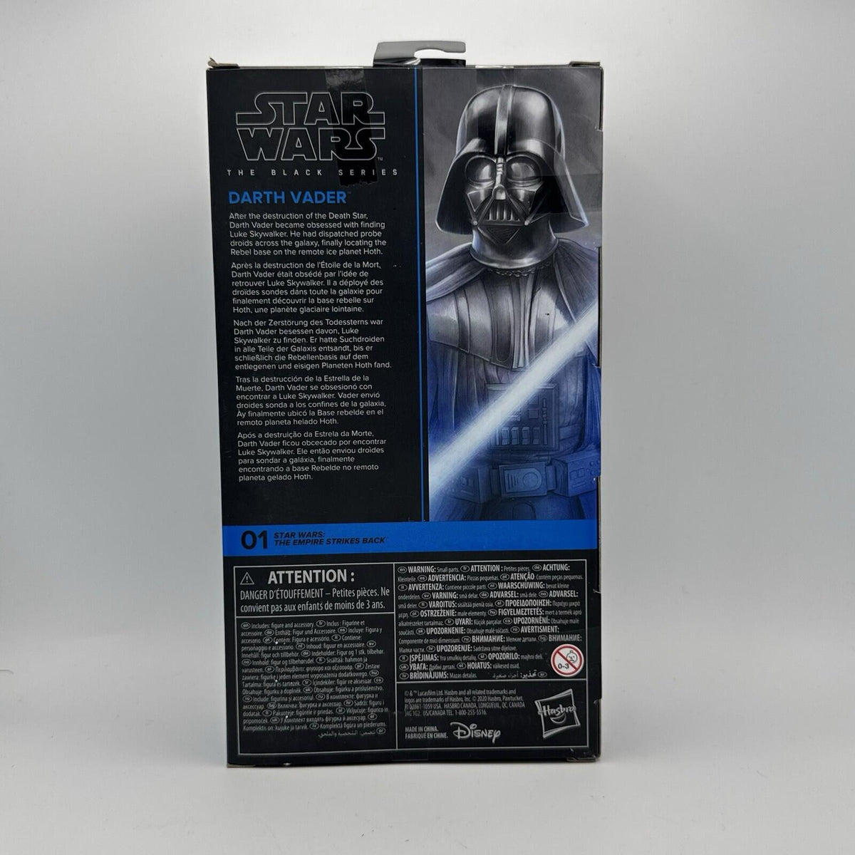 Star Wars Black Series Empire Strikes Back Darth Vader New Factory Sealed Hasbro