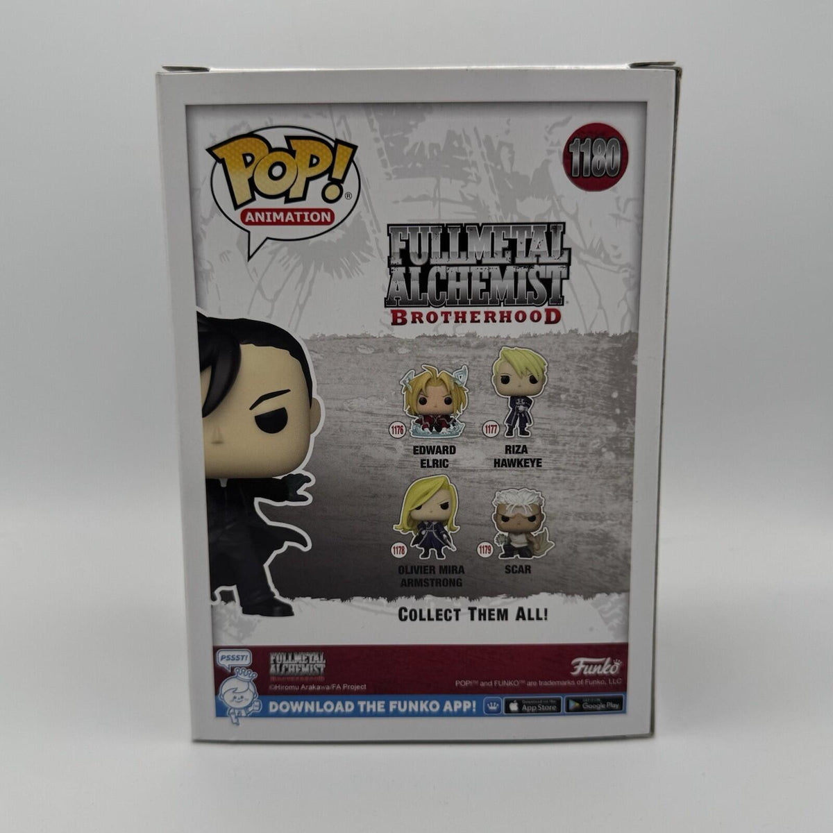 Funko Pop! Greed Fullmetal Alchemist Brotherhood Hot Topic FMA IN STOCK Pop 1180