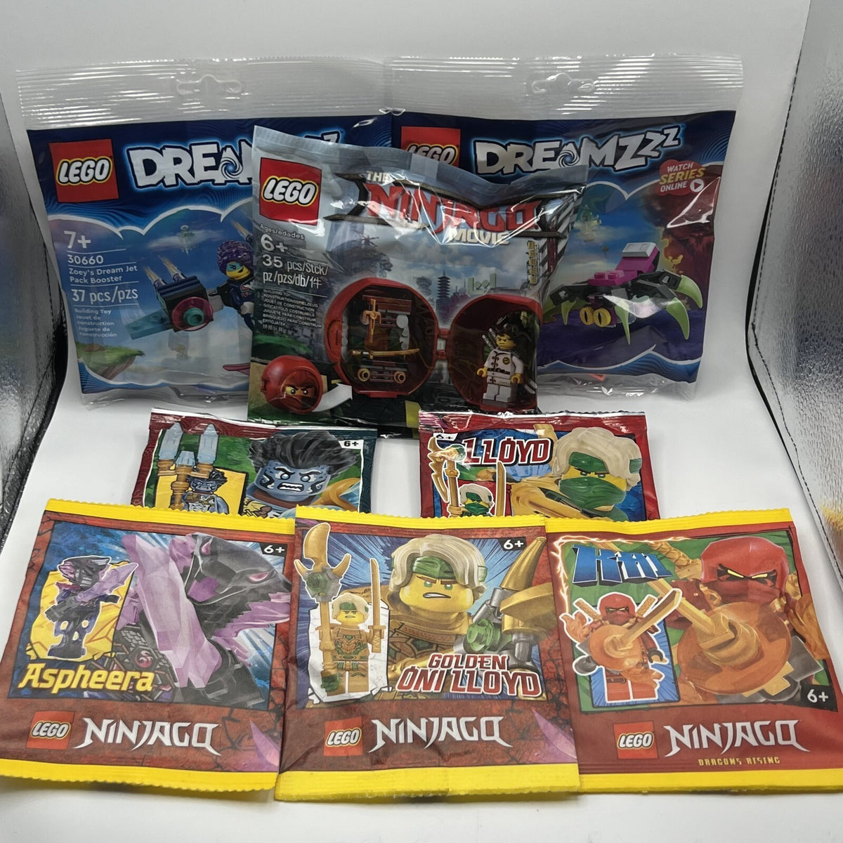 LEGO Ninjago & Dreamzzz Assorted Polybag Lot of 8 *NEW*