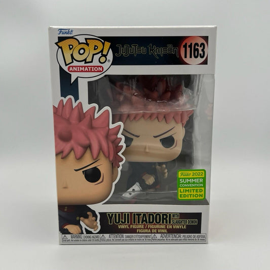 Funko Pop! Jujutsu Kaisen: Yuji Itadori #1163 - 2022 Summer Convention-Protector