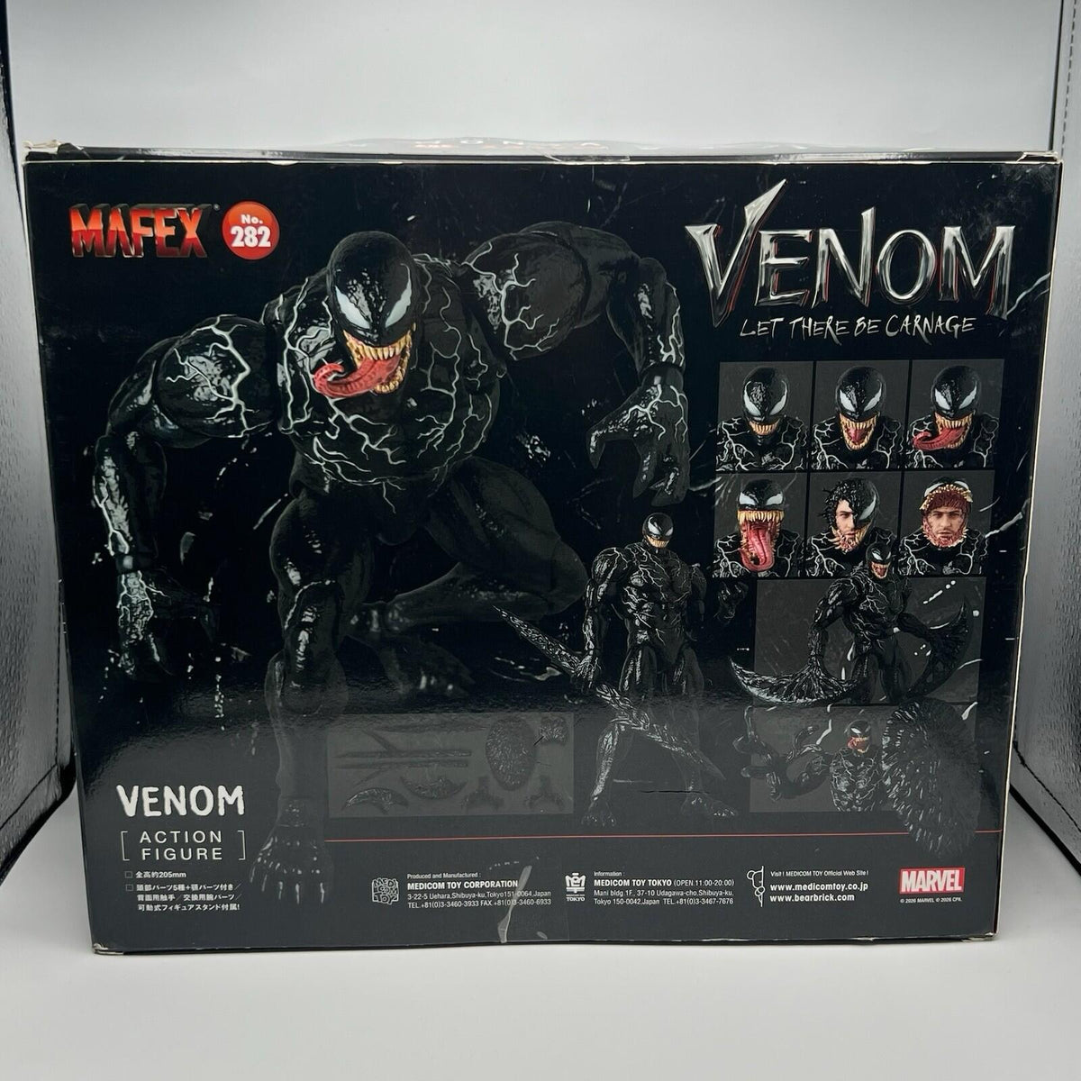 MEDICOM TOY MAFEX No.282 VENOM Let There Be Carnage Action Figure (CAD Seller)