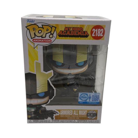 My Hero Academia Armored All Might Metallic Funko Pop! #2182 Gamestop EXCLUSIVE