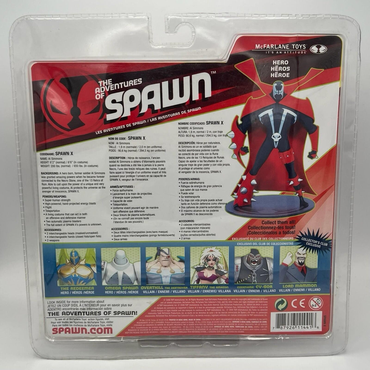 Spawn X Ultra-Action Figure Mcfarlane Toys 2006 The Adventures Of Spawn