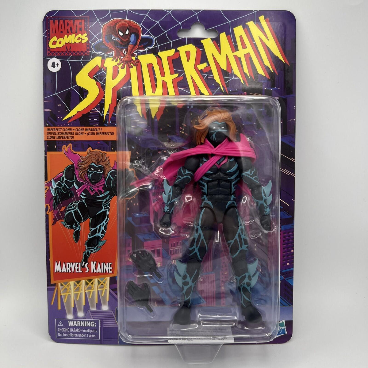 Marvel Legends Kaine Spider-Man Action Figure 2025 Retro Card Series