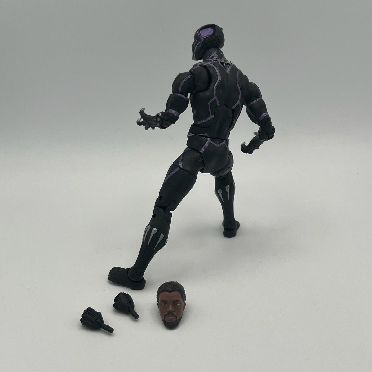 Marvel Legends Black Panther 6" Figure Vibranium Suit M'baku BAF Wave Complete