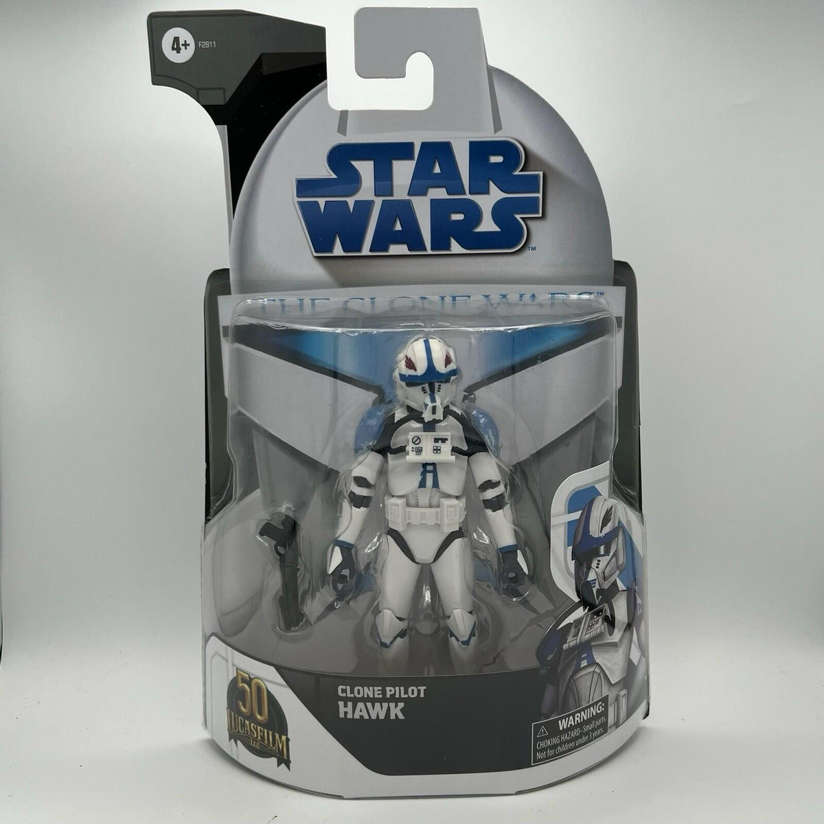 STAR WARS BLACK SERIES CLONE WARS CLONE PILOT HAWK OPENED
