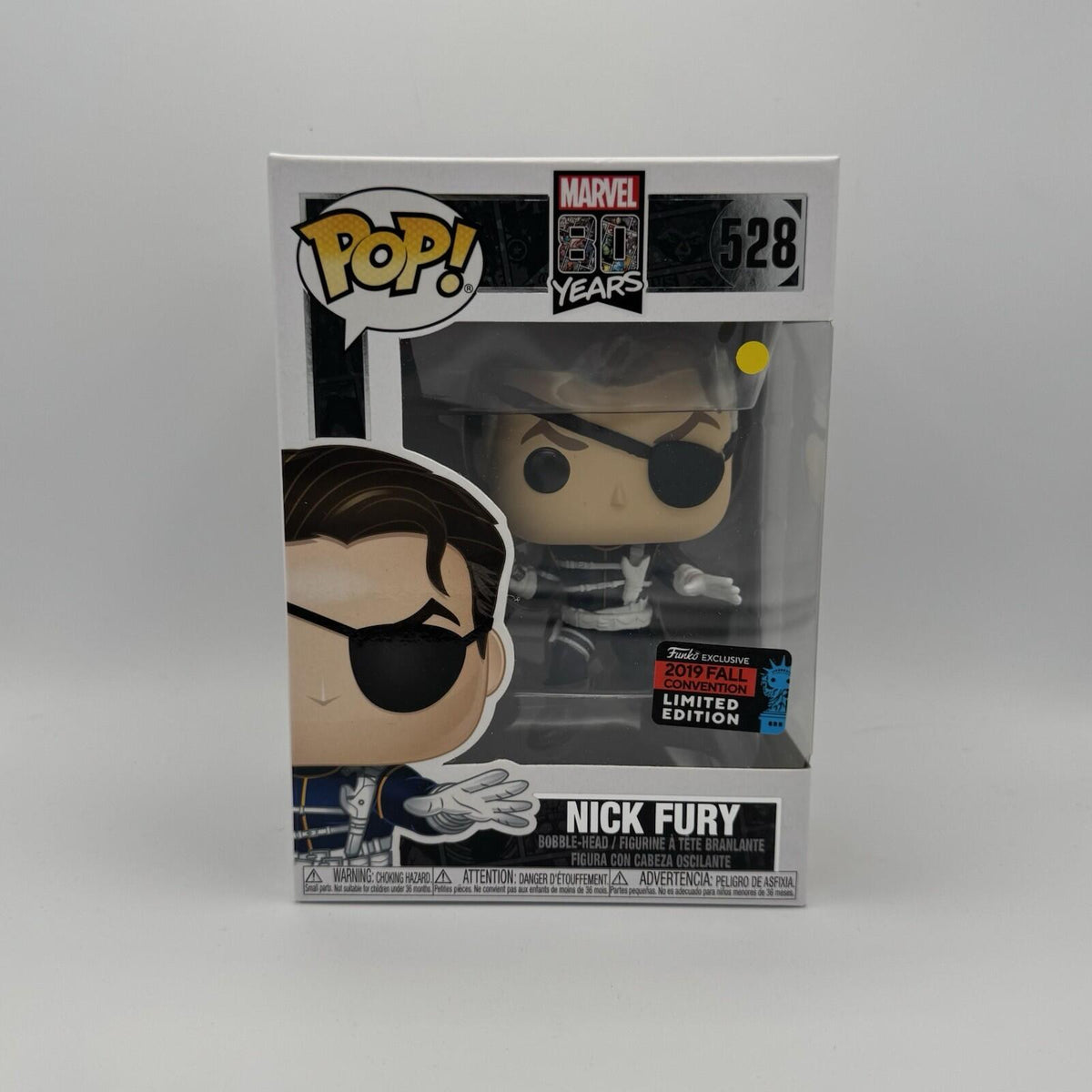 Funko Pop! 2019 Marvel 80 Years 528 Nick Fury 2019 Fall Convention Exclusive
