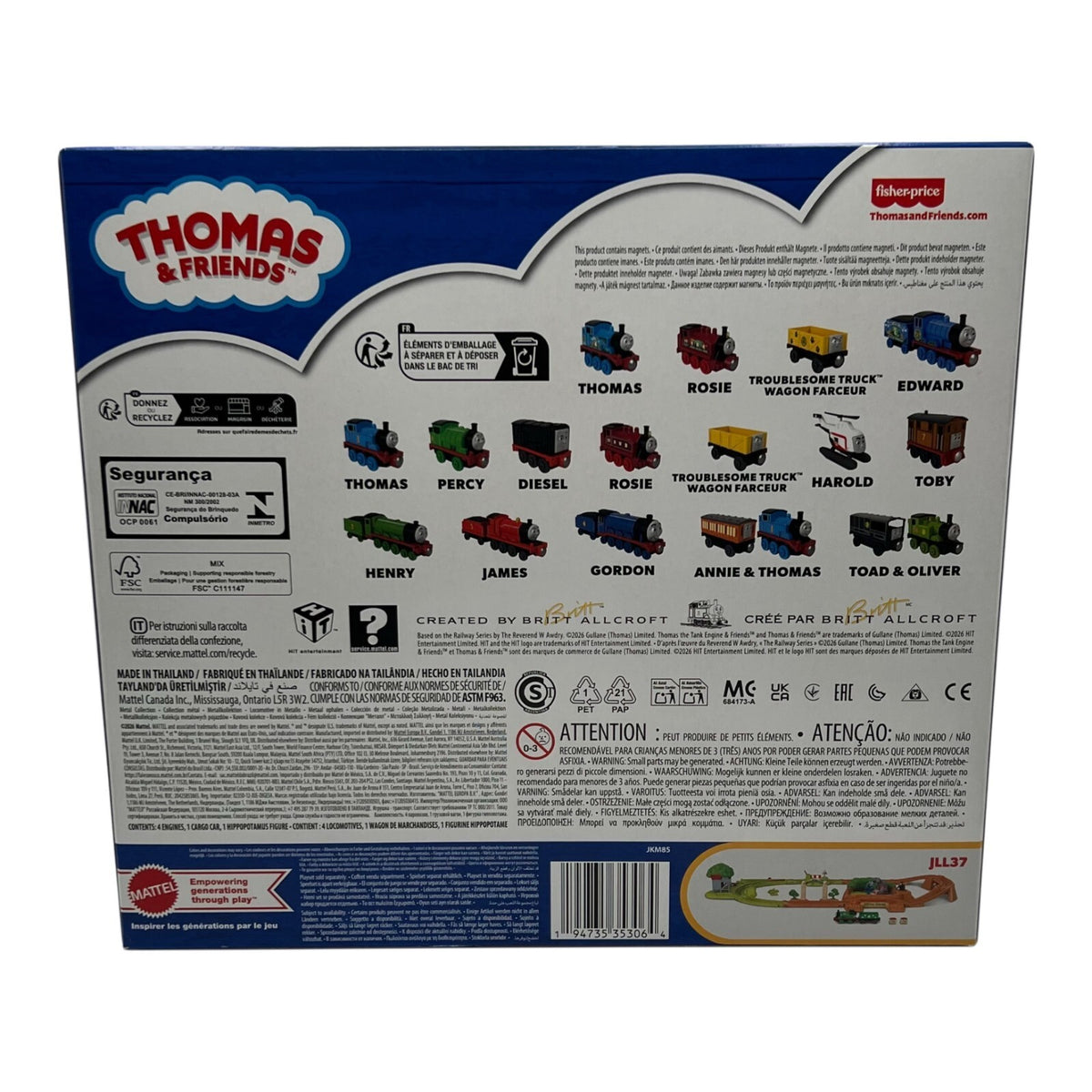 Thomas & Friends Metal Collection Sodor Animal Park Multipack Diecast 2026