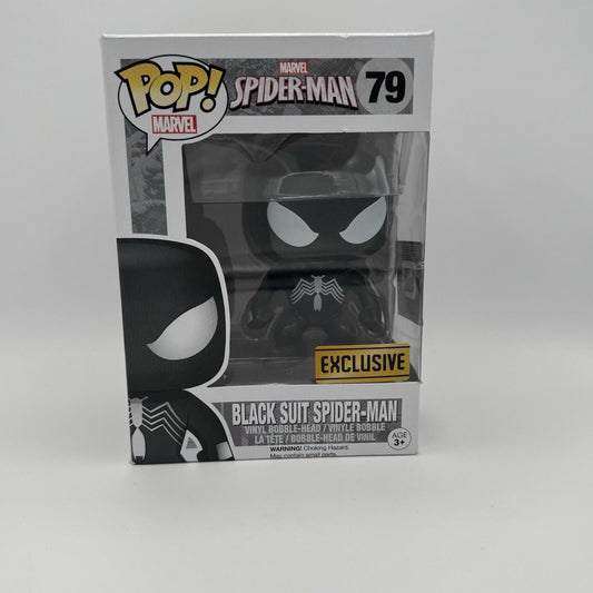 Funko Pop! Vinyl: Marvel Spider-Man- (Black Suit) #79 Exclusive