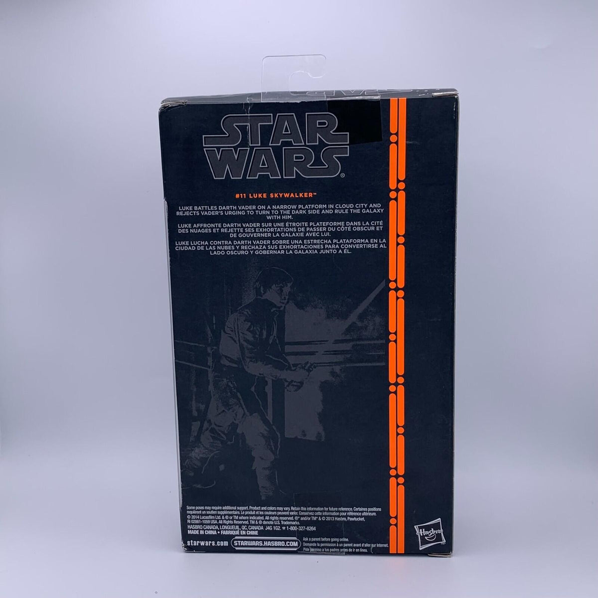 Star Wars Black Series Luke Skywalker 11 Orange Line NIB Hasbro Action Figure