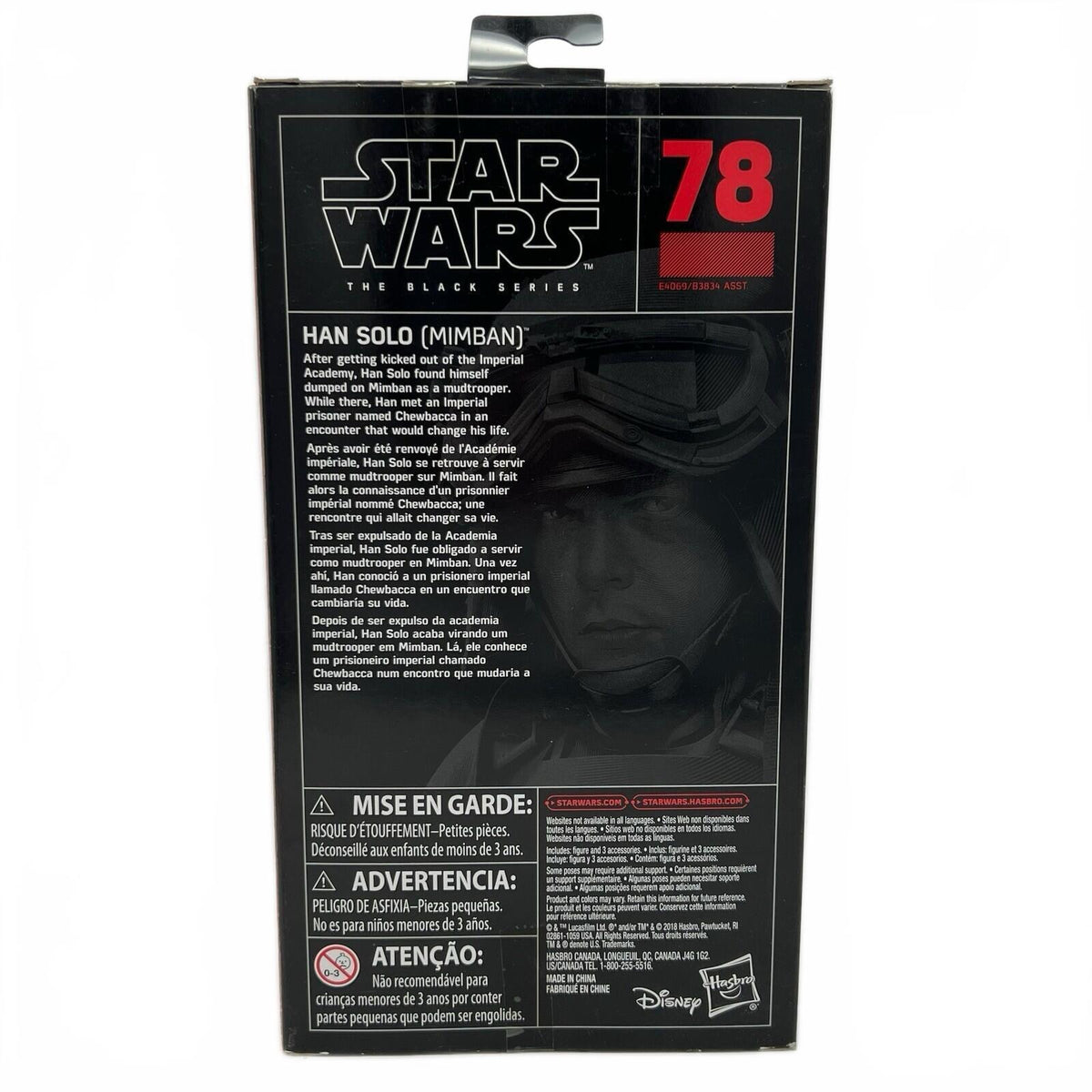 Star Wars: Solo Black Series #78 HAN SOLO (MIMBAN) 6" Figure in Box