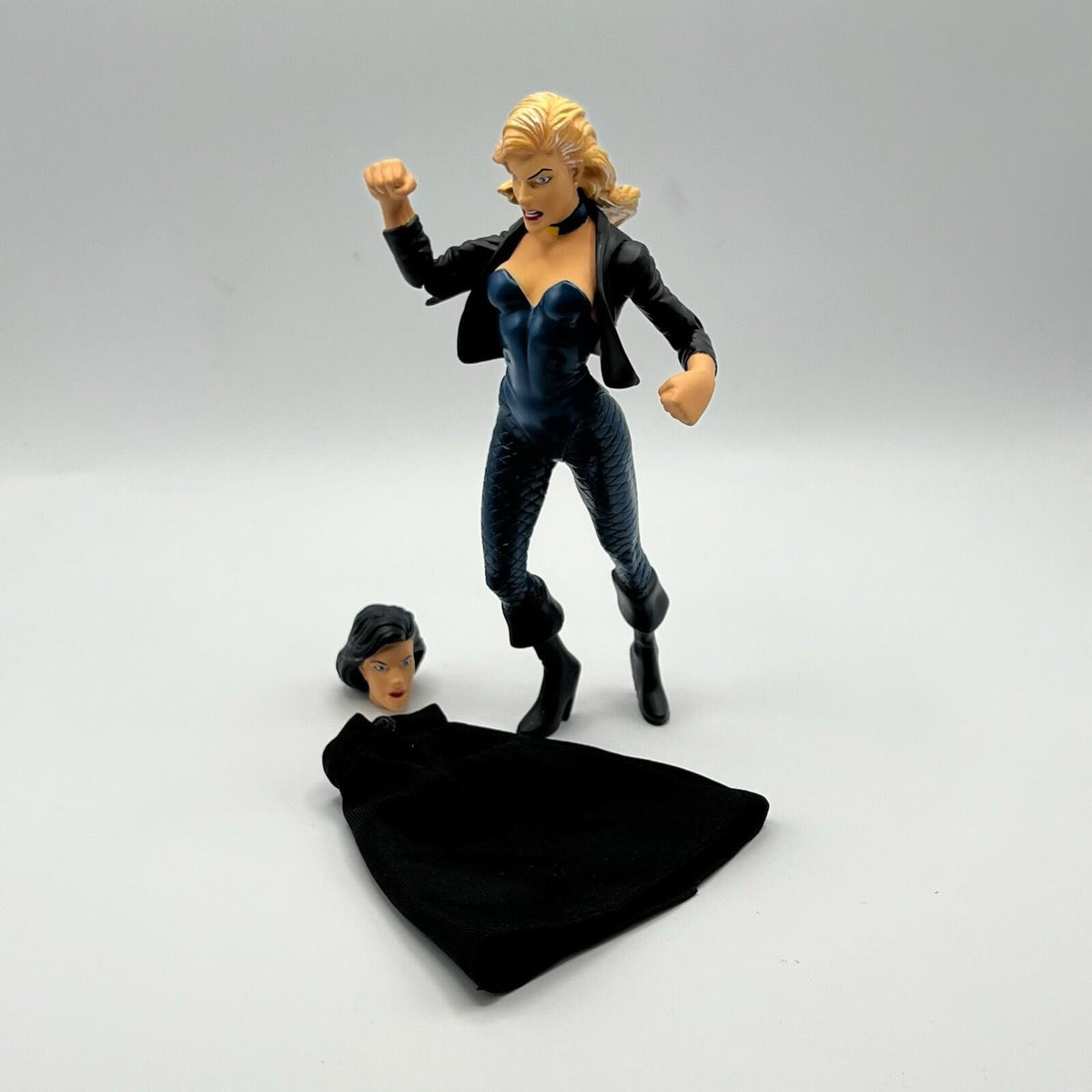 DC Direct Hard Traveling Heroes Black Canary 2000 6" Vintage Adjustable Figure